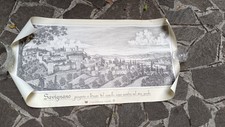 Stampa vintage veduta usato  Cavezzo