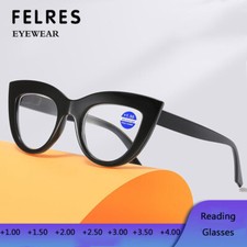Óculos de leitura feminino retrô olho de gato anti luz azul moda armação completa óculos  comprar usado  Enviando para Brazil