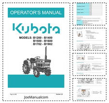 Kubota B1200 B1400 B1500 B1600 B1702 B1902 Instrukcja obsługi PDF na sprzedaż  PL