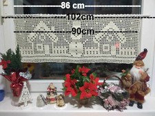 Häkelvorhänge schneemann hä gebraucht kaufen  Gartz