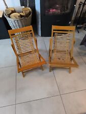 Chaise longue enfant d'occasion  Mazé