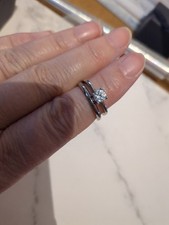 Titanium bridal ring for sale  WINCHESTER