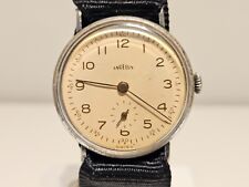 RELÓGIO MECÂNICO SUÍÇO VINTAGE RARO DA SEGUNDA GUERRA MUNDIAL CROMADO MASCULINO "ANGELUS"/MOV.ORATOR comprar usado  Enviando para Brazil