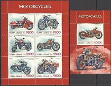 HM1524 2018 SERRA LEOA MOTOCICLETAS HARLEY DAVIDSON BMW #10248-3+BL1561 MNH comprar usado  Enviando para Brazil