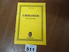 Edição EULENBURG - CATÁLOGO de Partituras em Miniatura - Concerto Symphony Rhapsody comprar usado  Enviando para Brazil