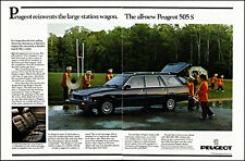 1983 Peugeot 505S station wagon banda do ensino médio foto retrô impressão anúncio anúncios21 comprar usado  Enviando para Brazil