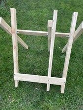 Folding wooden sawhorse for sale  LEICESTER