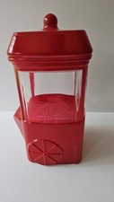  Jarro de doces carrinho de pipoca de vidro vermelho  comprar usado  Enviando para Brazil
