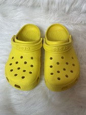 Crocs Original Clássico Tamancos Sapatos Sandálias Amarelo Brilhante Unissex Masculino 5 Feminino 7 comprar usado  Enviando para Brazil