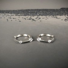 Mini creolen silber gebraucht kaufen  Lünen