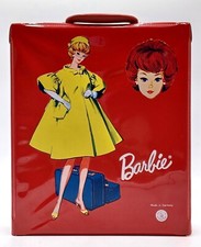 Usado, Vintage Mattel 1963 Barbie Midge Red Deluxe Doll Trunk / Koffer zum Aufbewahren comprar usado  Enviando para Brazil