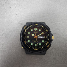 Relógio de mergulho Casio masculino 43mm mostrador preto tom preto data do dia MRD-201W nova bateria, usado comprar usado Relógio de mergulho Casio masculino 43mm mostrador preto tom preto data do dia MRD-201W nova bateria, usado comprar usado  Enviando para Brazil