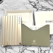 Novo em folha Rimowa porta-cartões de alumínio titânio autêntico feito na Itália comprar usado Novo em folha Rimowa porta-cartões de alumínio titânio autêntico feito na Itália comprar usado  Enviando para Brazil