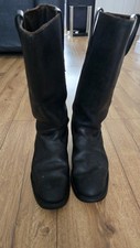 Leather military boots for sale  WALSALL