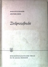 Zivilprozeßrecht wirtschaftsw gebraucht kaufen  Koblenz