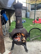 Cast iron chiminea for sale  SWINDON