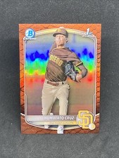 2025 Bowman - Chrome Prospects Humberto Cruz #BCP-96 Laranja Reptiliano /25 Padres, usado comprar usado  Enviando para Brazil