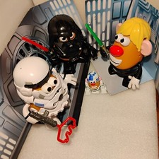 4 Star Wars Mr. Figuras de cabeça de batata Darth Vader Luke Skywalker Stormtrooper R2D2 comprar usado  Enviando para Brazil