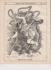 1896 punch cartoon for sale  NORTHAMPTON