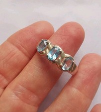 Sterling silver topaz for sale  LINCOLN