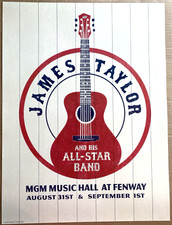 AUTÊNTICO PÔSTER SHOW ORIGINAL JAMES TAYLOR Fenway Boston MA 31 DE AGOSTO/SETEMBRO 1 2023 comprar usado  Enviando para Brazil