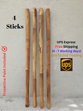 4 Bastões de Rattan Filipino Simples Escrima Kali Arnis Doce Pares 28" comprar usado  Enviando para Brazil