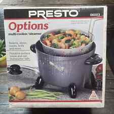Presto Multi-Cooker Cinza Escuro Elétrico Antiaderente Interior com Tampa Transparente comprar usado  Enviando para Brazil