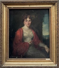 Antique painting portrait for sale  HASSOCKS