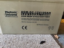 12v 100ah agm for sale  KING'S LYNN