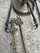 antique fire companion set for sale  LONDON