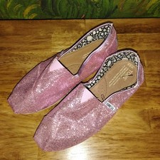 Sapato Feminino Tom’s 8.5 Rosa Glitter Brilhante Lantejoulas Novo comprar usado  Enviando para Brazil