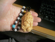 Carved wood netsuke for sale  GREAT YARMOUTH
