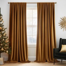 Velvet blackout curtains for sale  Brentwood