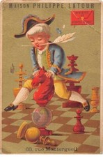 Cromos -COR11954 - Casa Philippe Latour - Hombre - Juego de Ajedrez - Forro Oro comprar usado  Enviando para Brazil