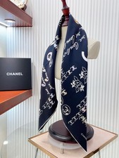 chanel 100 silk scarf for sale  South Plainfield