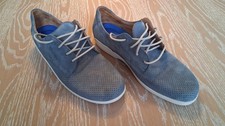Damenschuhe rauhleder blau gebraucht kaufen  Solingen