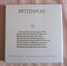 Büttenpost büttenbriefpapier gebraucht kaufen  Deutschland