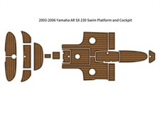 2003-2006 Yamaha AR SX 230 plataforma de natação cockpit barco EVA espuma almofada de piso de teca, usado comprar usado  Enviando para Brazil