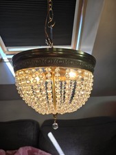 Crystal tassels chandelier d'occasion  Expédié en Belgium