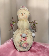 Vtg sugared snowman for sale  Cincinnati