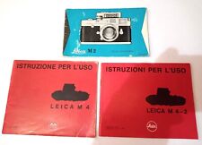 Leica manuali originali usato  Roma