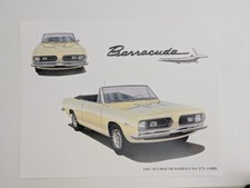 1967 plymouth barracuda for sale  Norris