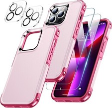Capa Apple iPhone 13 Pro Max Red2Fire resistente rosa 2telas + 2 protetores de câmera comprar usado  Enviando para Brazil