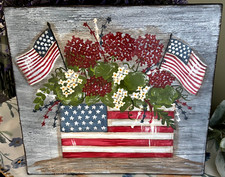 Hand painted flag for sale  Hampshire