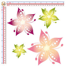 Flowers sticker print usato  Roma