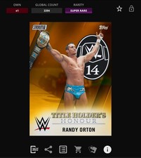 Usado, VIDEOGAME Topps WWE Slam 25 - Porta-título STADIUM CLUB Honor Gold - RANDY ORTON comprar usado Usado, VIDEOGAME Topps WWE Slam 25 - Porta-título STADIUM CLUB Honor Gold - RANDY ORTON comprar usado  Enviando para Brazil