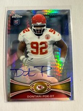 Refratores de prisma automático K141.524 - 2012 Topps Chrome novato #94 Dontari Poe #/50 comprar usado  Enviando para Brazil