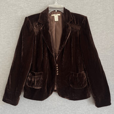 Jaqueta feminina Edward Brown veludo XL shirred capricho manga folhada vitoriana comprar usado  Enviando para Brazil