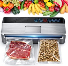 VSDK - Máquina seladora a vácuo, seladora automática completa de alimentos (95Kpa) V8111 - PRATA comprar usado  Enviando para Brazil