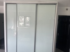 Glass sliding wardrobe for sale  LUTON